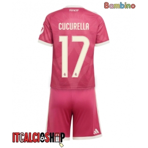 Real Madrid Marc Cucurella #17 Terza Maglia Bambino 2026-27 Manica Corta (+ Pantaloni corti)